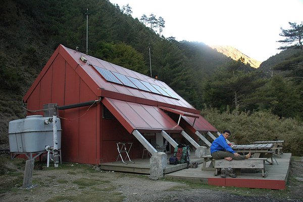 終於到達中央金礦山屋了！