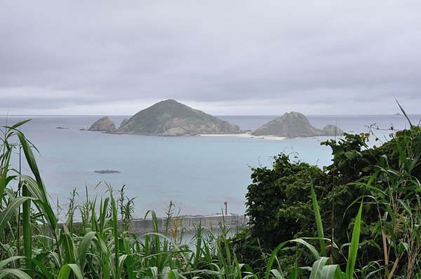 海邊的小小島