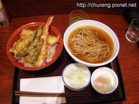 蕎麥麵天丼
