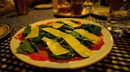 Napoli--Carpaccio de carne生牛肉 $105