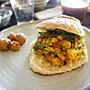 Moyuelo餐廳, Pollo curry口味的cemita $76, 好吃