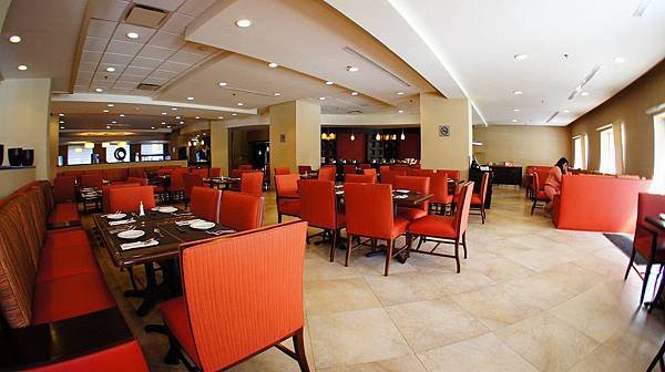 Marriott hotel Courtyard Puebla Las Animas 餐廳