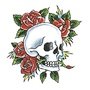 Skull and Roses Totem