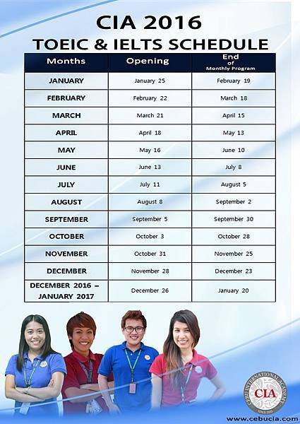 2016 CIA TOEIC &amp; IELTS schedule.jpg