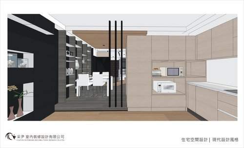 台中室內設計|住宅設計|系統櫃|電視牆設計|玄關設計