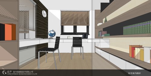 情定水蓮|居家裝潢|客廳設計|餐廳櫥櫃設計|書櫃設計