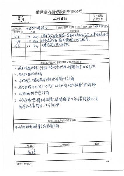 大墩咖啡監工日誌文件4