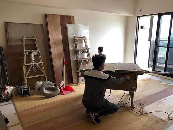 登陽穗悅住宅設計 木工天花板角材結構施工準備.jpg