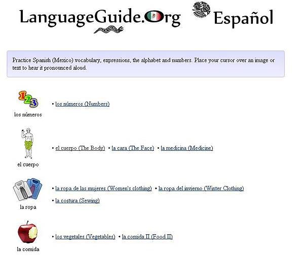 LanguageGuide Spanish