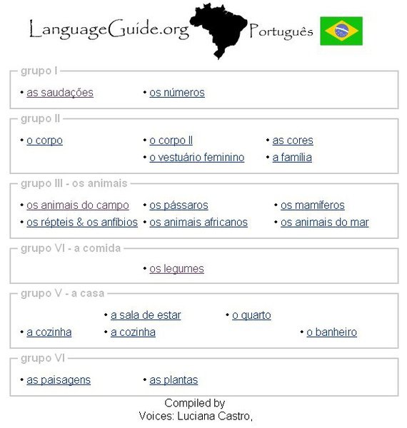 LanguageGuide Portugues (初級學葡萄牙語)