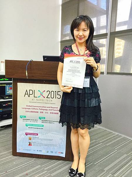 oral academic presentation at the International Conference on Applied Linguistics