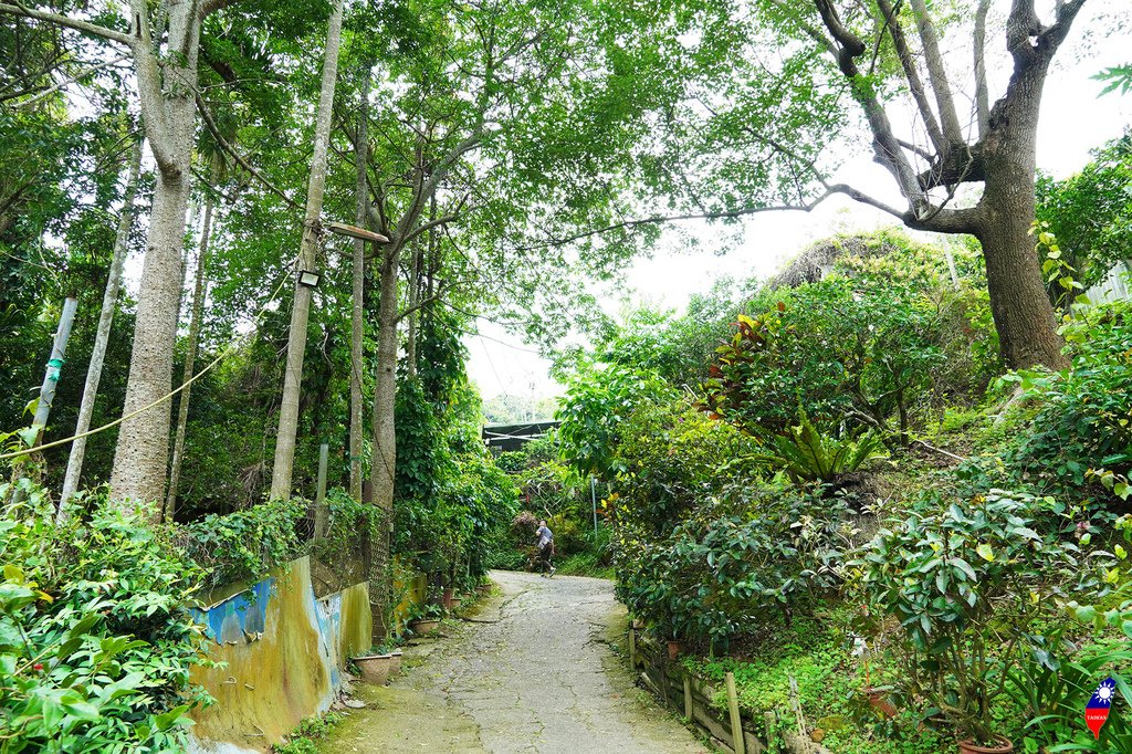 台中潭子01之山田餐飲店停車場通往餐廳.jpg