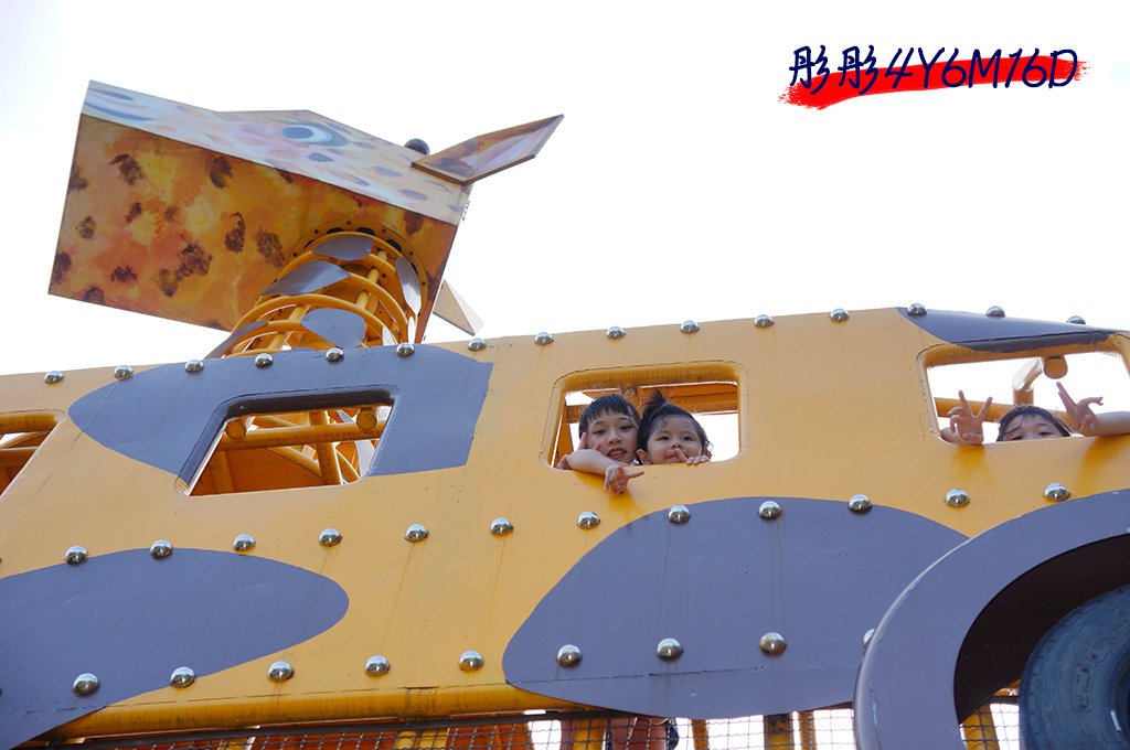彤彤4Y6M16D-38長頸鹿就是爬上去望遠而已.jpg