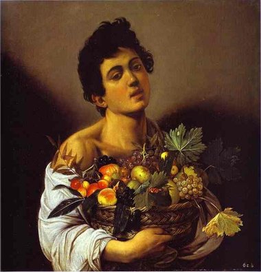 抱果籃的男孩 Boy with Basket of Fruit