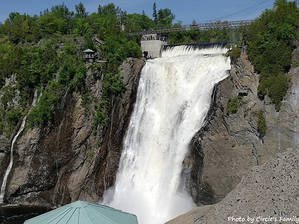 魁北克 | 水晶瀑布 Montmorency Falls．高