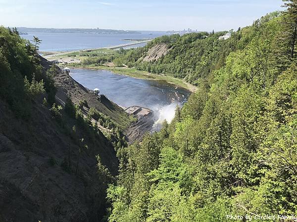 魁北克 | 水晶瀑布 Montmorency Falls．高