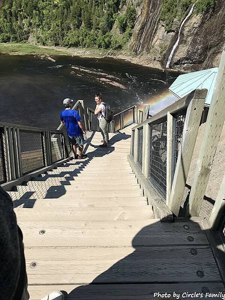 魁北克 | 水晶瀑布 Montmorency Falls．高