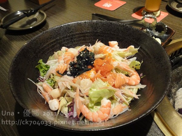 醐同燒肉-海鮮沙拉.JPG