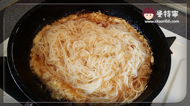 [料理DIY]古早味黃金麻油麵線煎