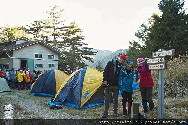 遇見之前一起登雪山的朋友～好開心～又在另一座山相聚了