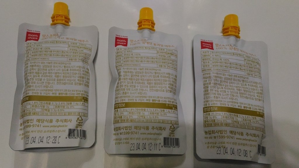2.jpg - 1110713-mom&apos;s choice 水梨汁 100%韓國水梨純果汁 天然無添加的自然甜