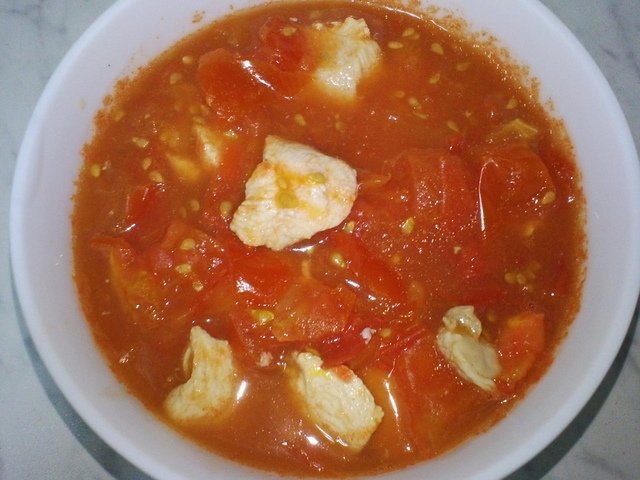 1.JPG - 1080313-白菜滷+蕃茄雞肉義大利麵+簡易油飯~~