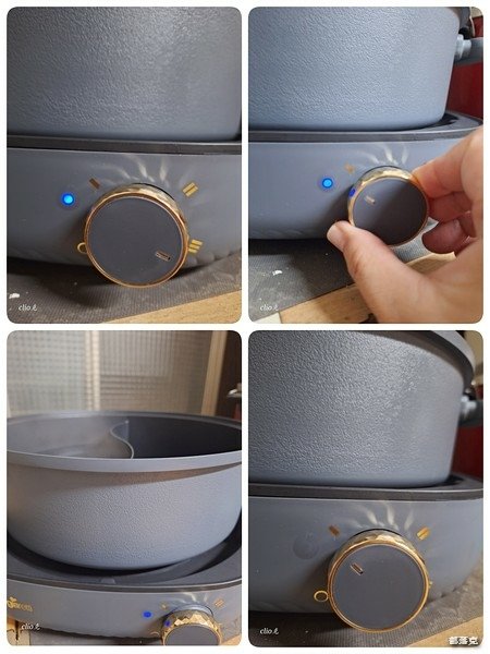 義大利Giaretti鴛鴦電火鍋，一鍋多菜享百味，無明火烹調