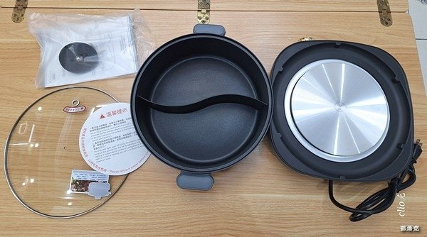 義大利Giaretti鴛鴦電火鍋，一鍋多菜享百味，無明火烹調