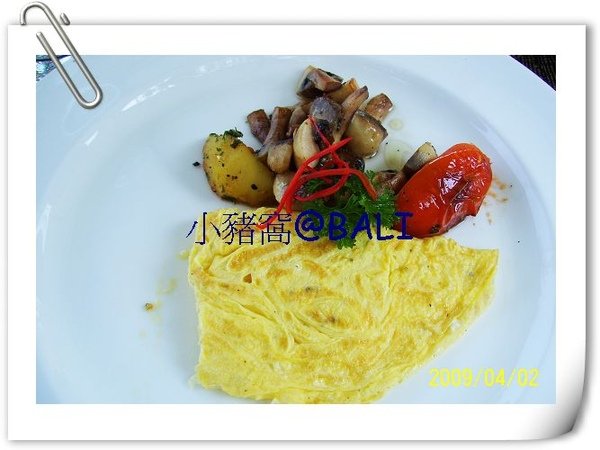 2009-04-02 09-03-08 #013 初識峇里-Dining Corner_Omelet with Mushroom.jpg