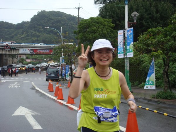 我跑回終點的剎那