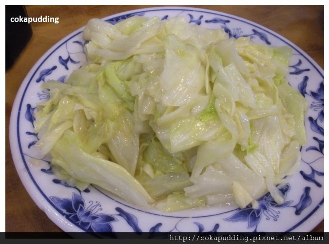 山東餃子館10-醋溜高麗菜$80