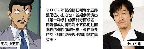 柯南18彈主要聲優簡介