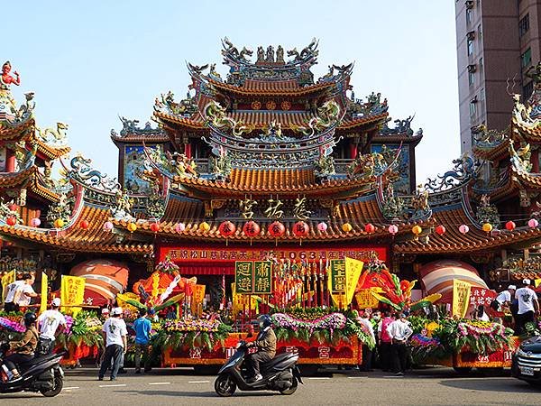 台灣‧台北‧松山慈祐宮媽祖遶境(上)‧花車(Songshan