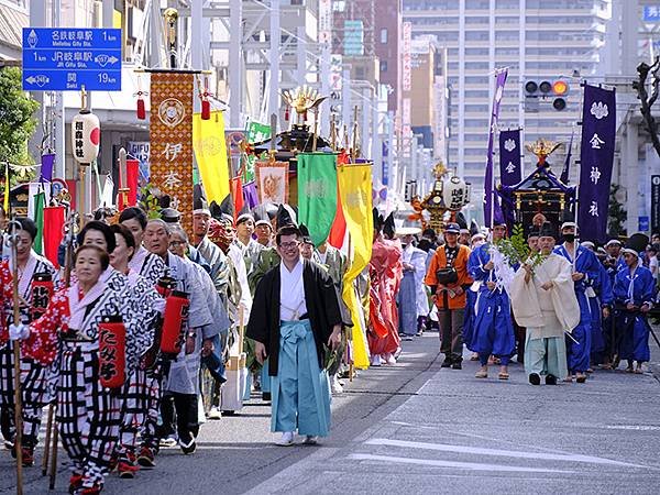 日本‧歧阜(二)‧道三祭(下)‧神社祭典和宵宮(Gifu I