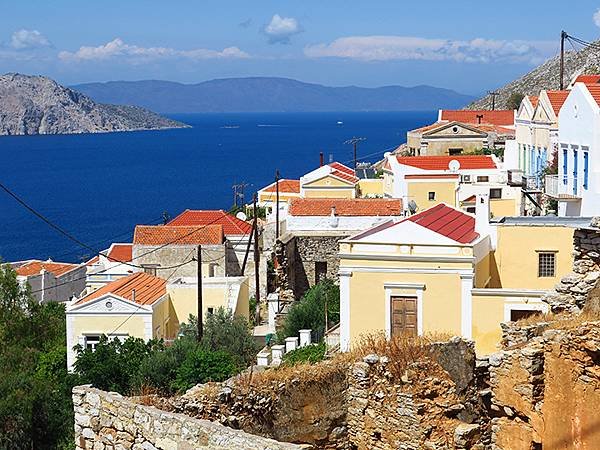 希臘跳島(四十八)‧錫米島(下)‧風車和城堡(Symi II