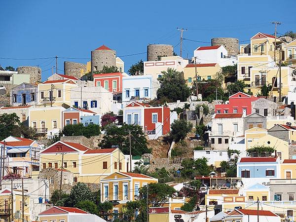 希臘跳島(四十八)‧錫米島(下)‧風車和城堡(Symi II