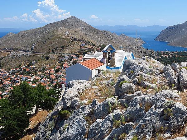 希臘跳島(四十八)‧錫米島(下)‧風車和城堡(Symi II