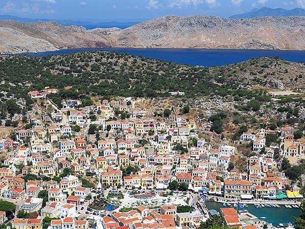 希臘跳島(四十八)‧錫米島(下)‧風車和城堡(Symi II