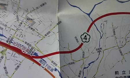 國道四號計畫道路地圖