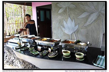 Samui Cliff View Resort Breakfast buffet
