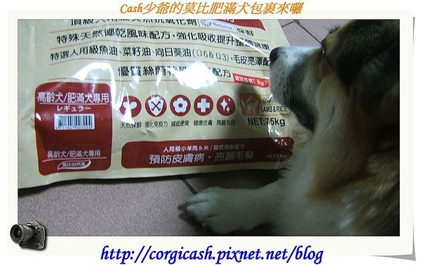 cash少爺的莫比肥滿犬飼料