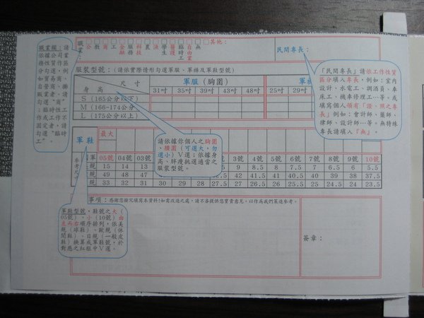 後備指揮部掛號信04~第一聯背面