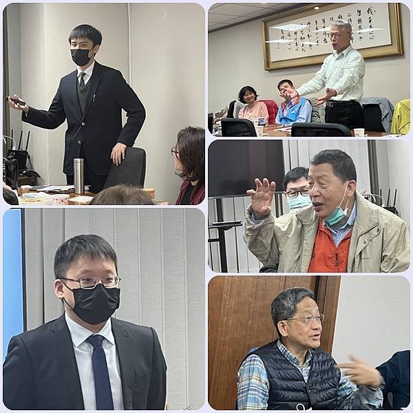 ★李永然律師輪值如意讀書會月例會，和會友們一起研讀「不動產所