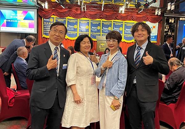 ★李永然律師出席國際扶輪3522地區第7分區聯合例會，會中邀