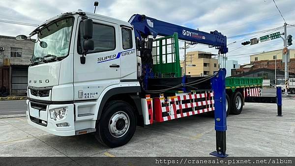 [已售出]大貨車附加吊桿[26噸][FUSO][2023]吊