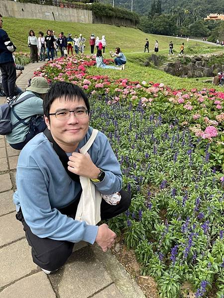 台北．大溝溪生態治水園區．繡球花海秘境