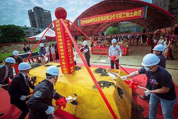 佳昕建設楊梅頭前溪段開工動土典禮(0327)