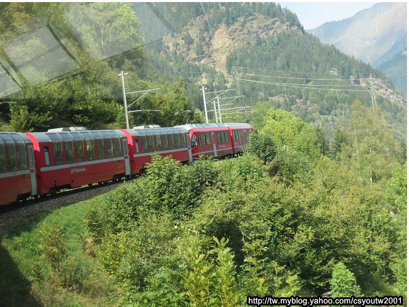 波斯奇亞伏(Poschiavo)→卡瓦利亞(伯連納