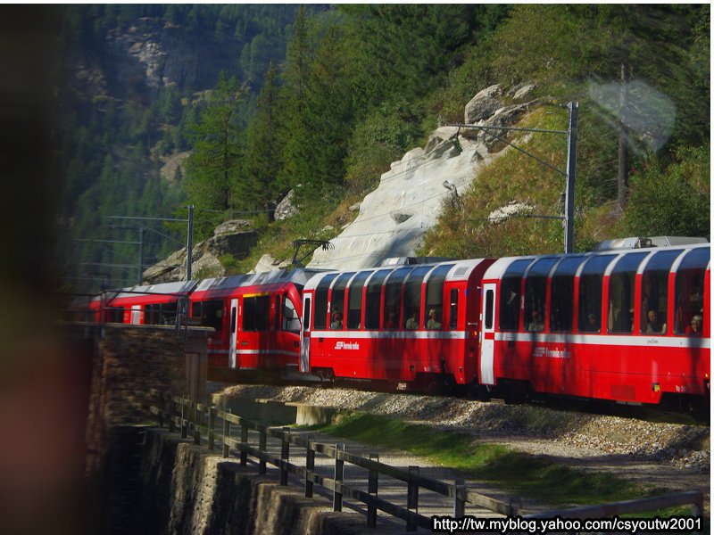 波斯奇亞伏(Poschiavo)→卡瓦利亞(伯連納