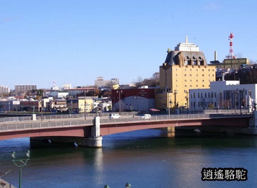 釧路川幣舞橋-日本駱駝